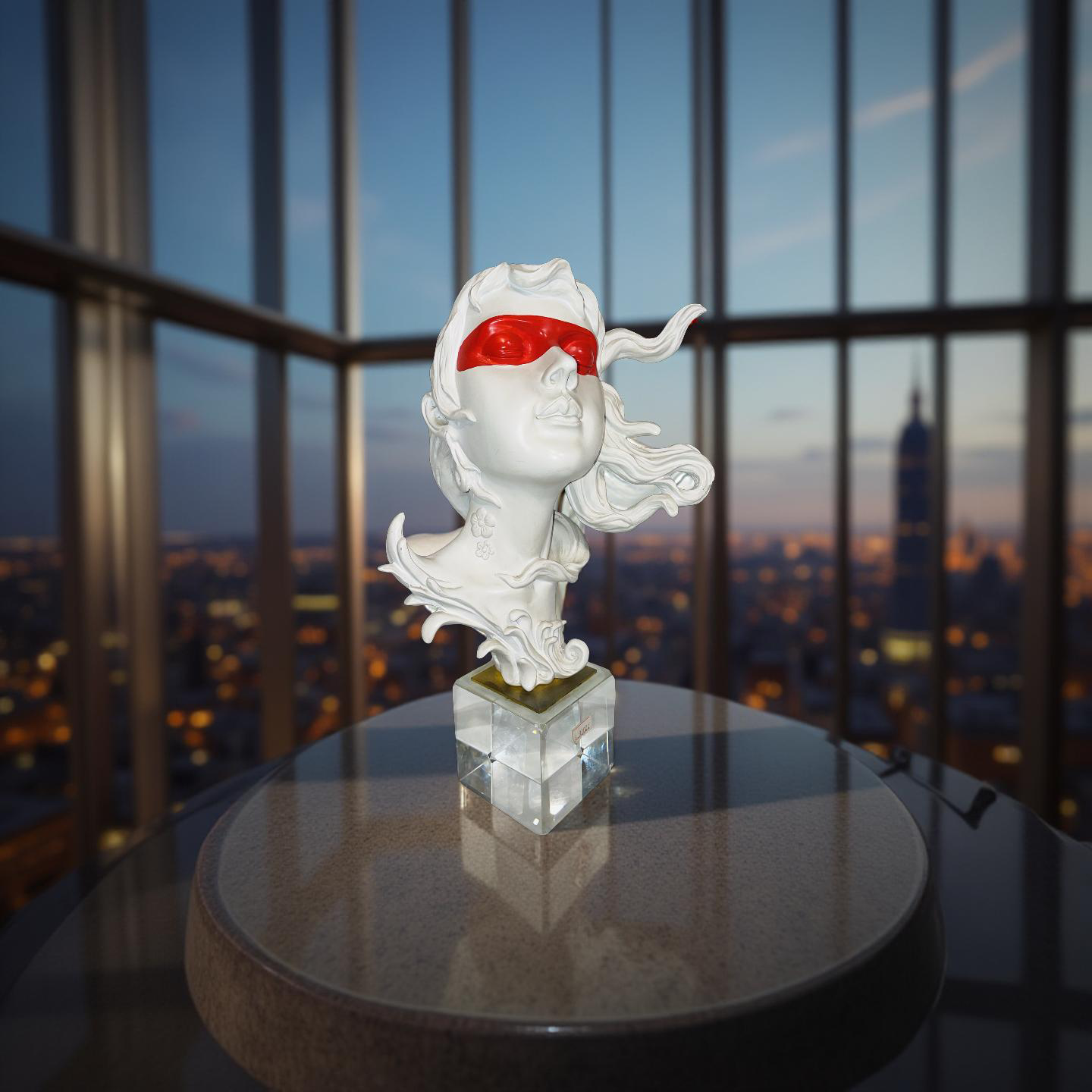 Serenity Woman Bust Sculpture