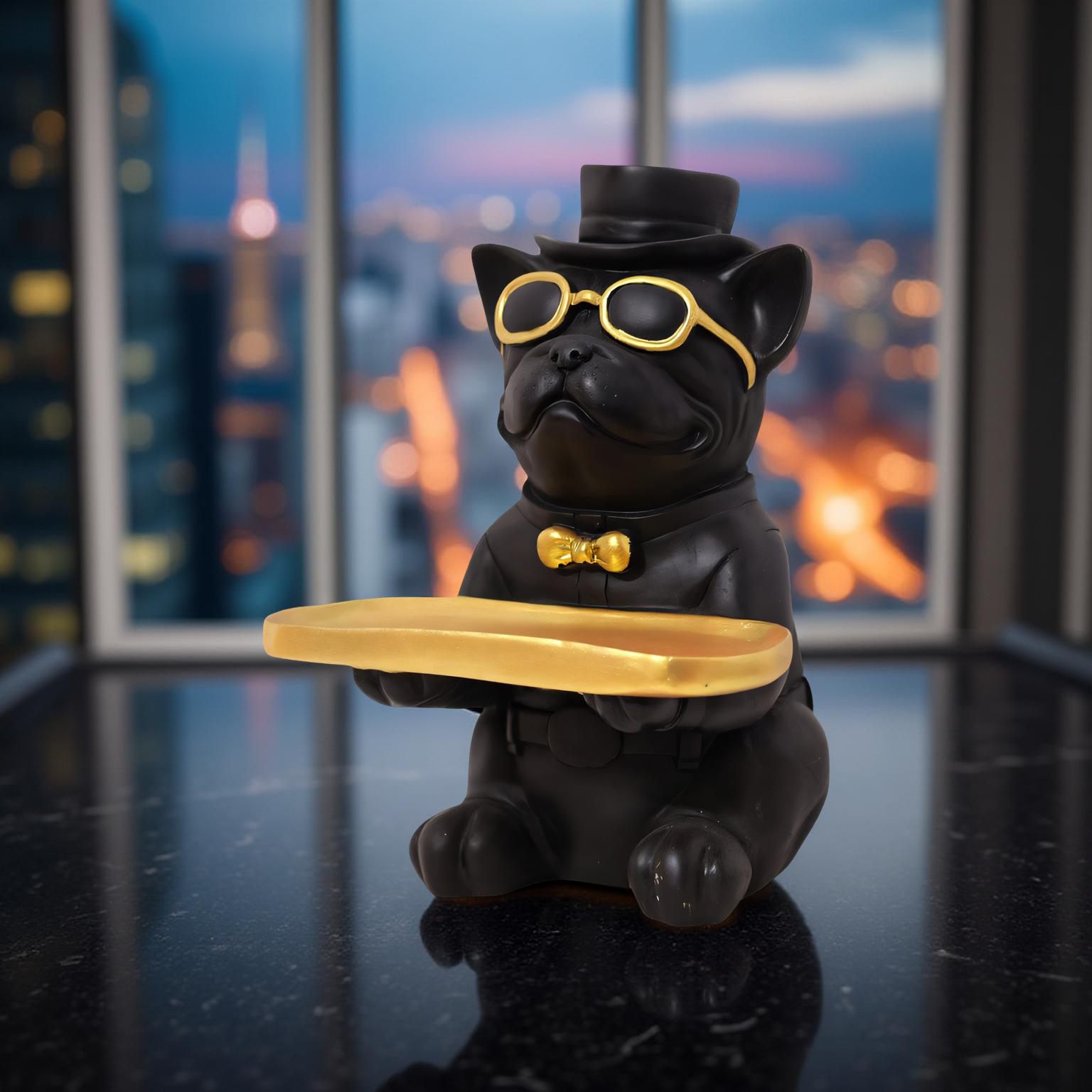 Gentleman Pug Butler – Luxe Tray Holder