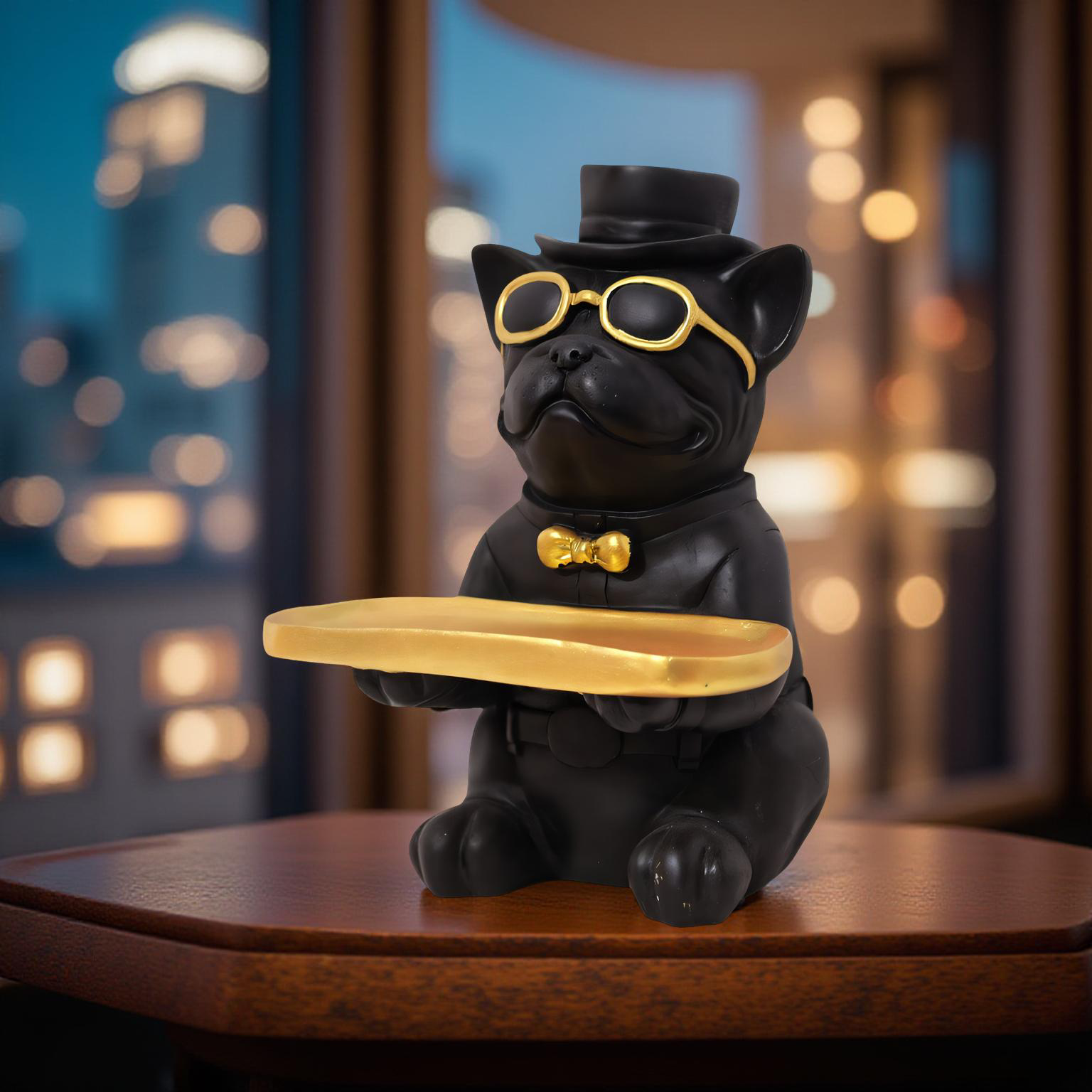 Gentleman Pug Butler – Luxe Tray Holder