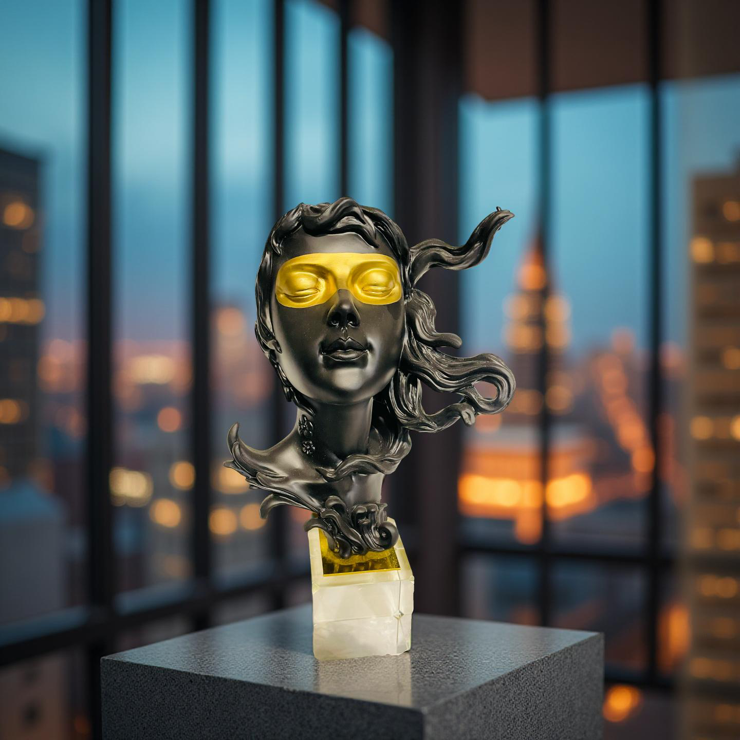 Serenity Woman Bust Sculpture