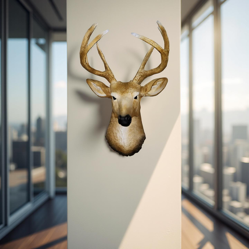 Majestic Stag Wall Sculpture