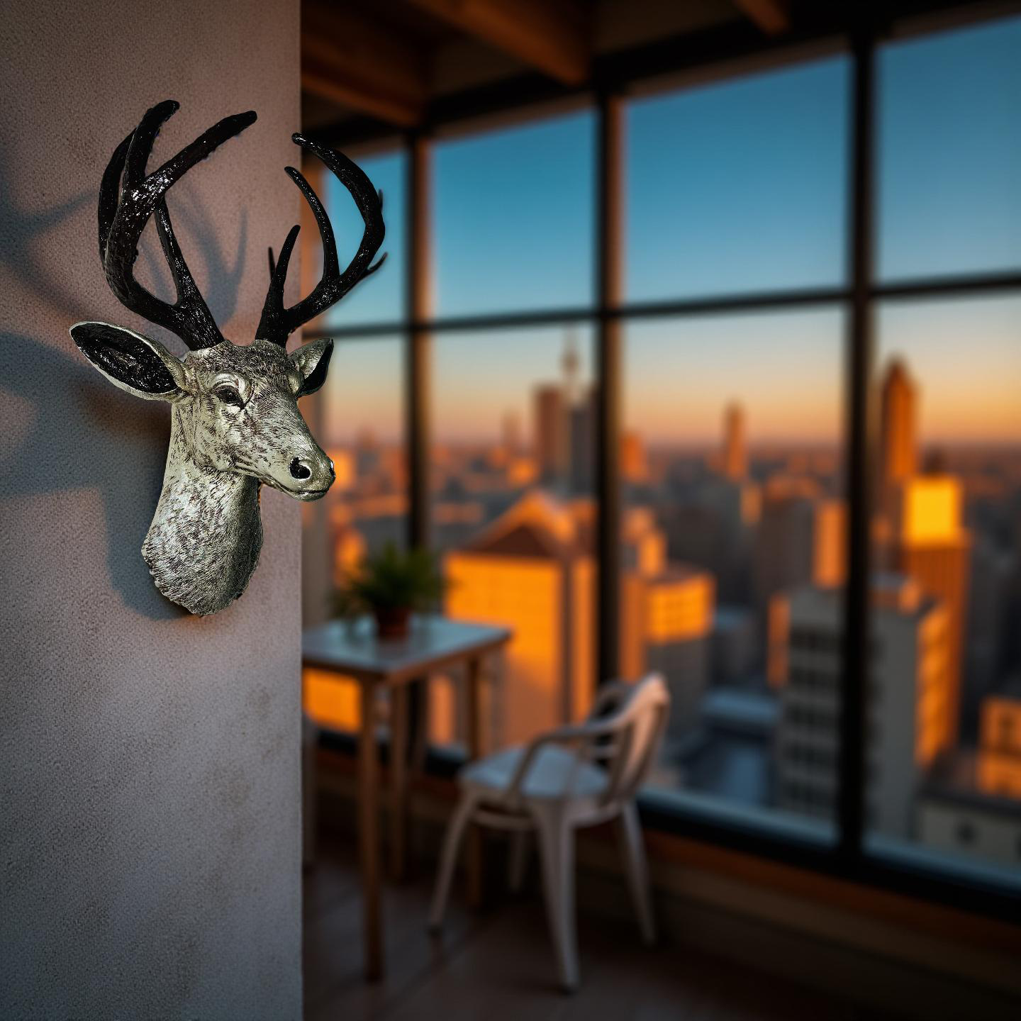 Golden Majesty Deer Wall Mount