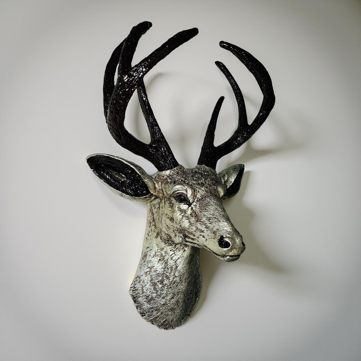 Golden Majesty Deer Wall Mount