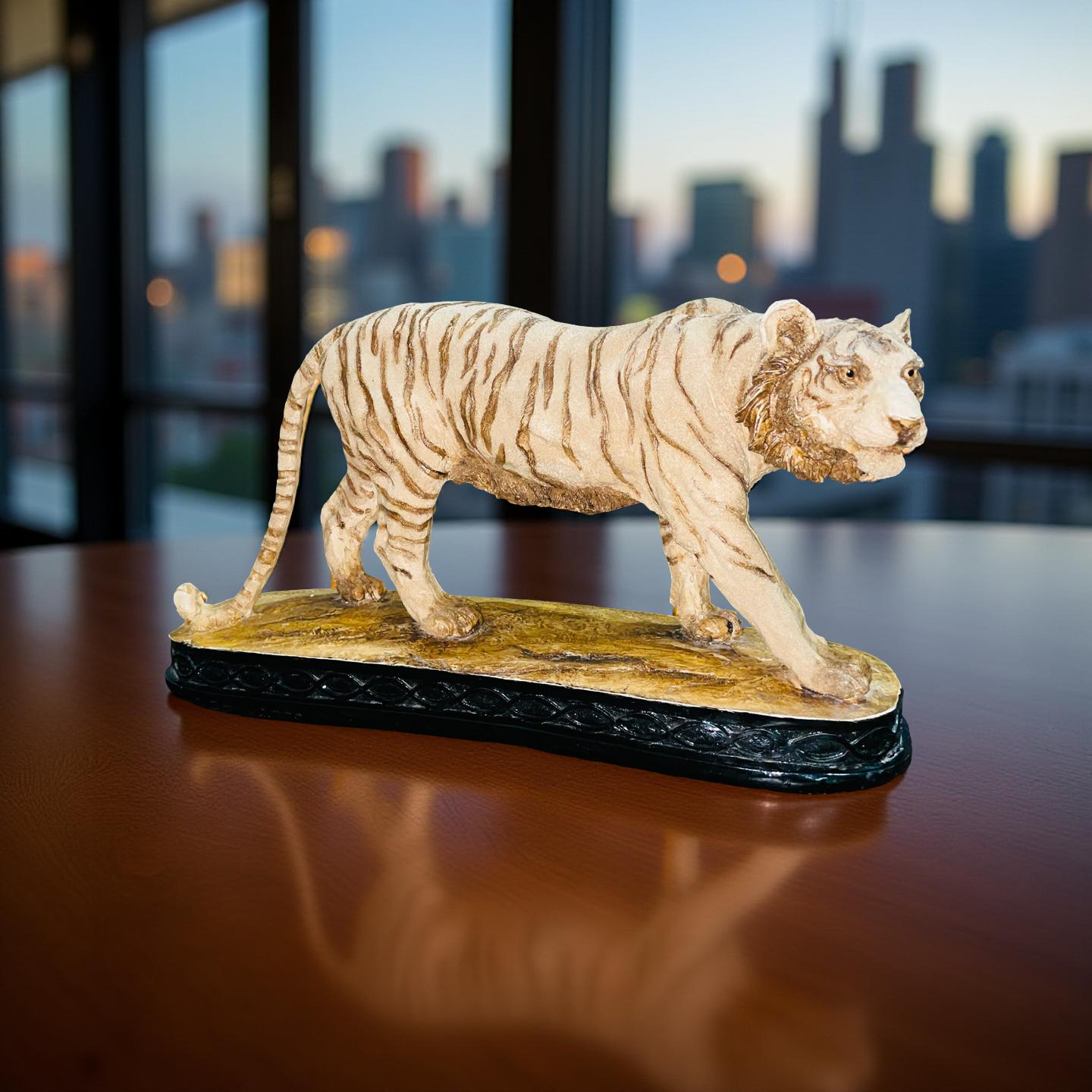 Tiger Resin Sculpture 🐅