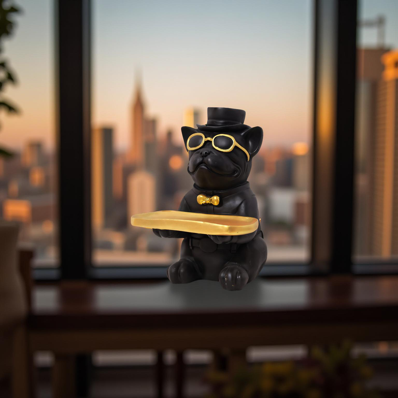 Gentleman Pug Butler – Luxe Tray Holder