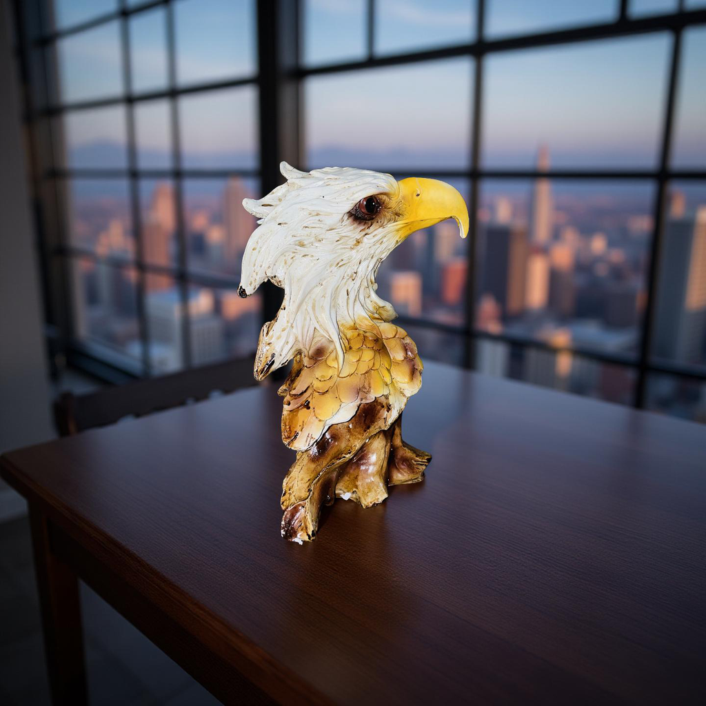 🦅 Majestic Eagle Resin Sculpture