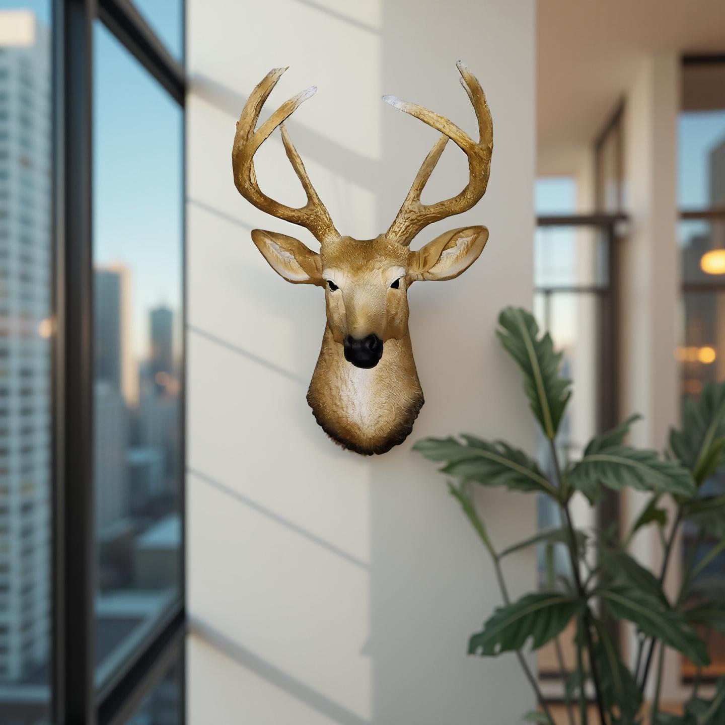 Majestic Stag Wall Sculpture