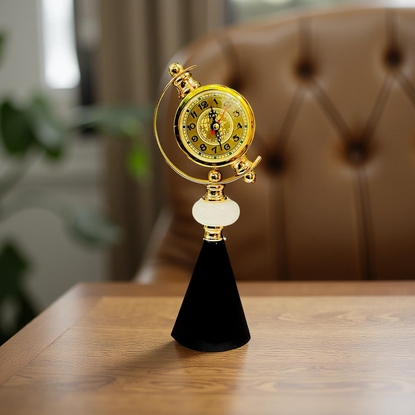 Golden Globe Desk Clock