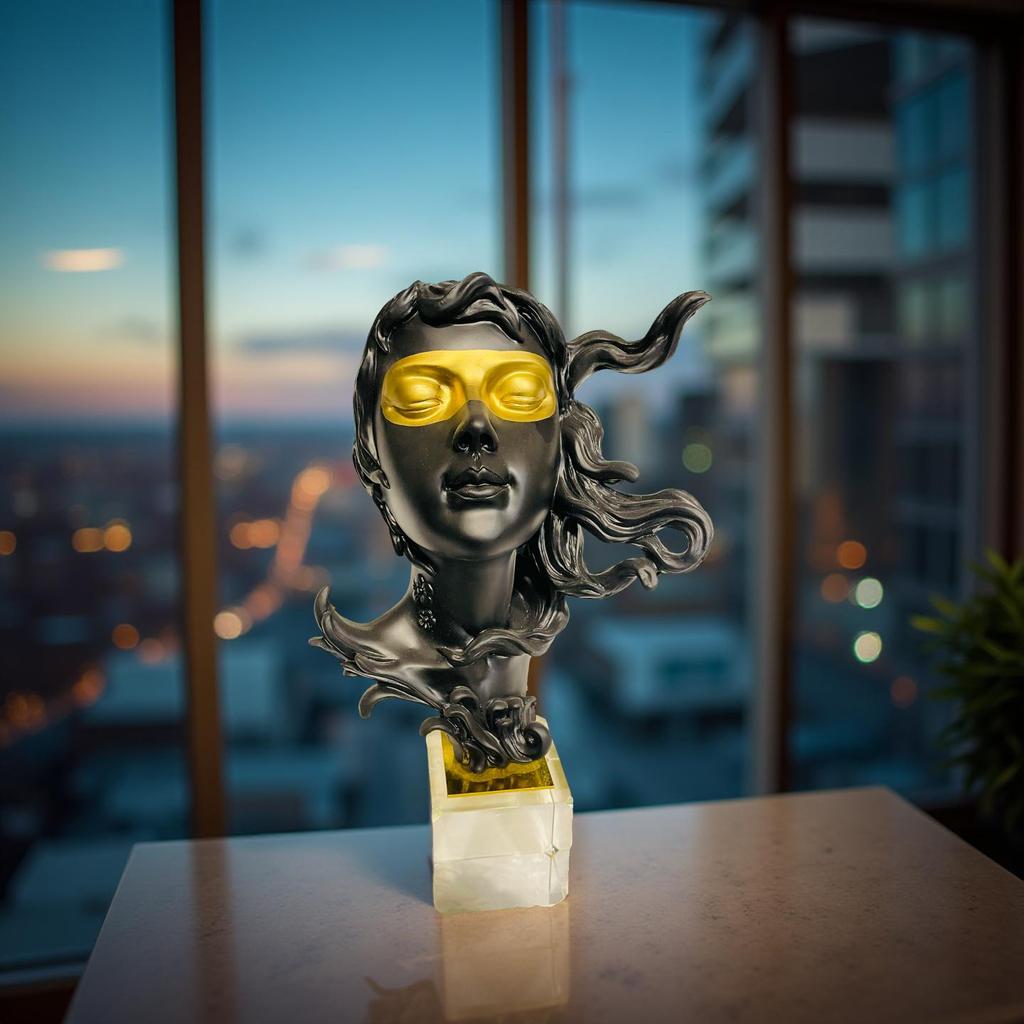 Serenity Woman Bust Sculpture