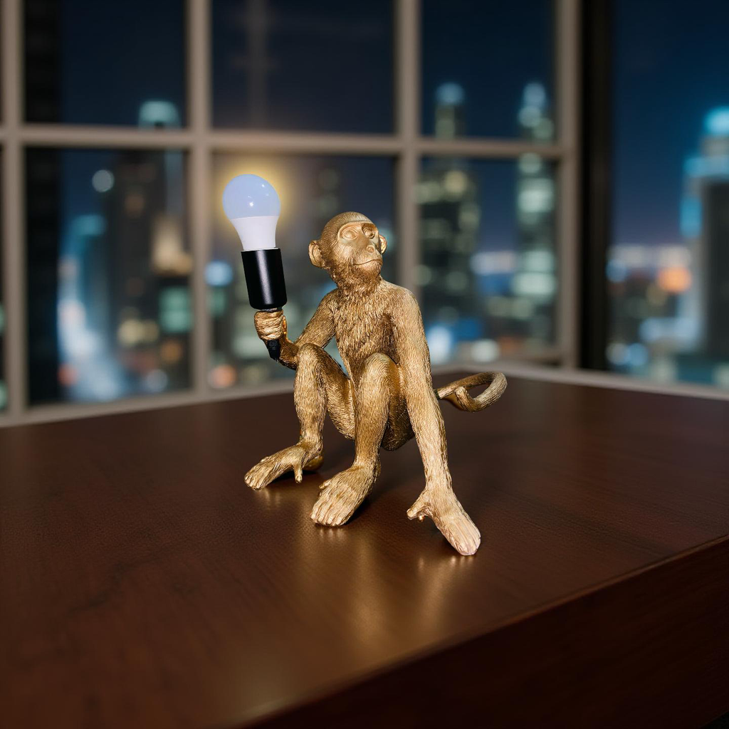 Golden Monkey Lamp