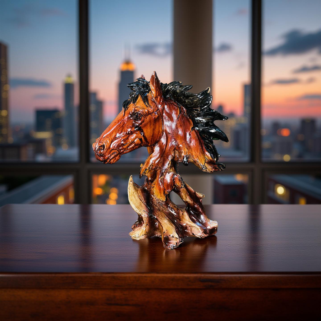 Majestic Horse Head Sculpture 🐎✨