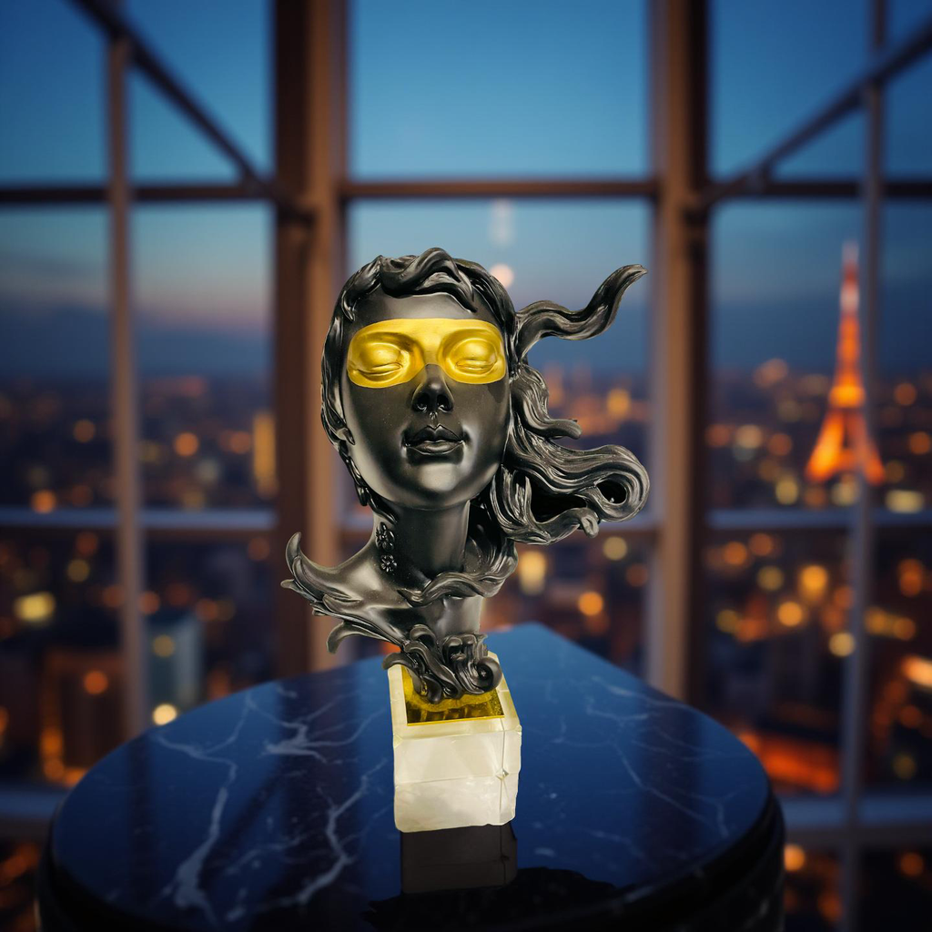 Serenity Woman Bust Sculpture