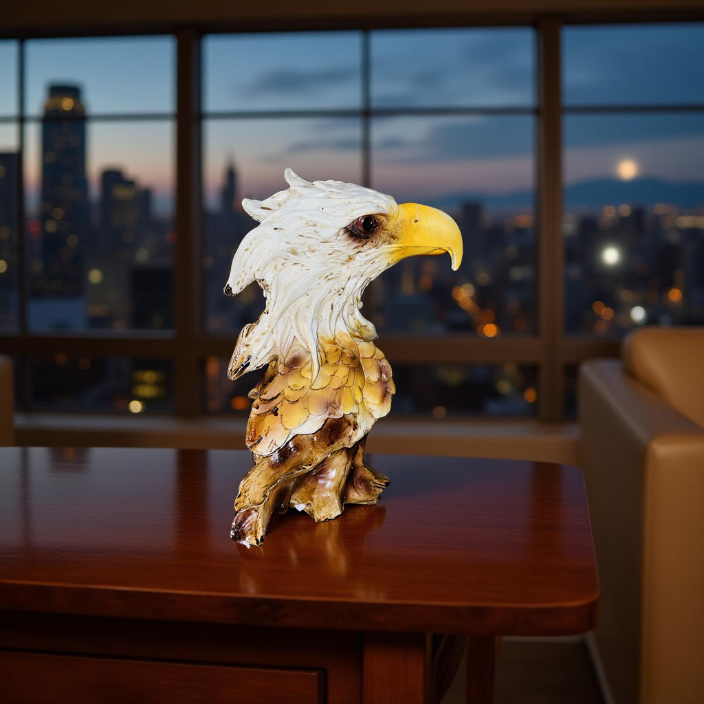 🦅 Majestic Eagle Resin Sculpture