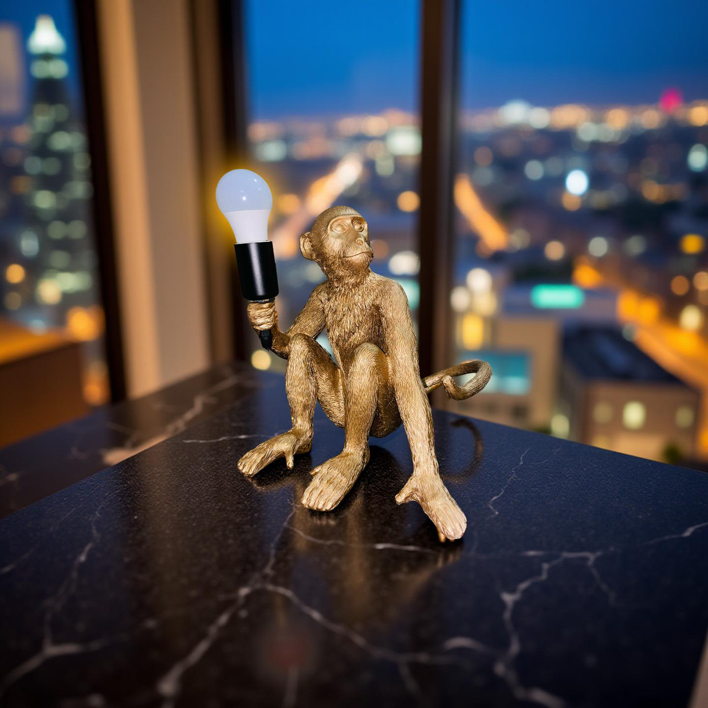 Golden Monkey Lamp