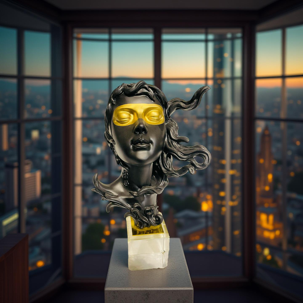 Serenity Woman Bust Sculpture