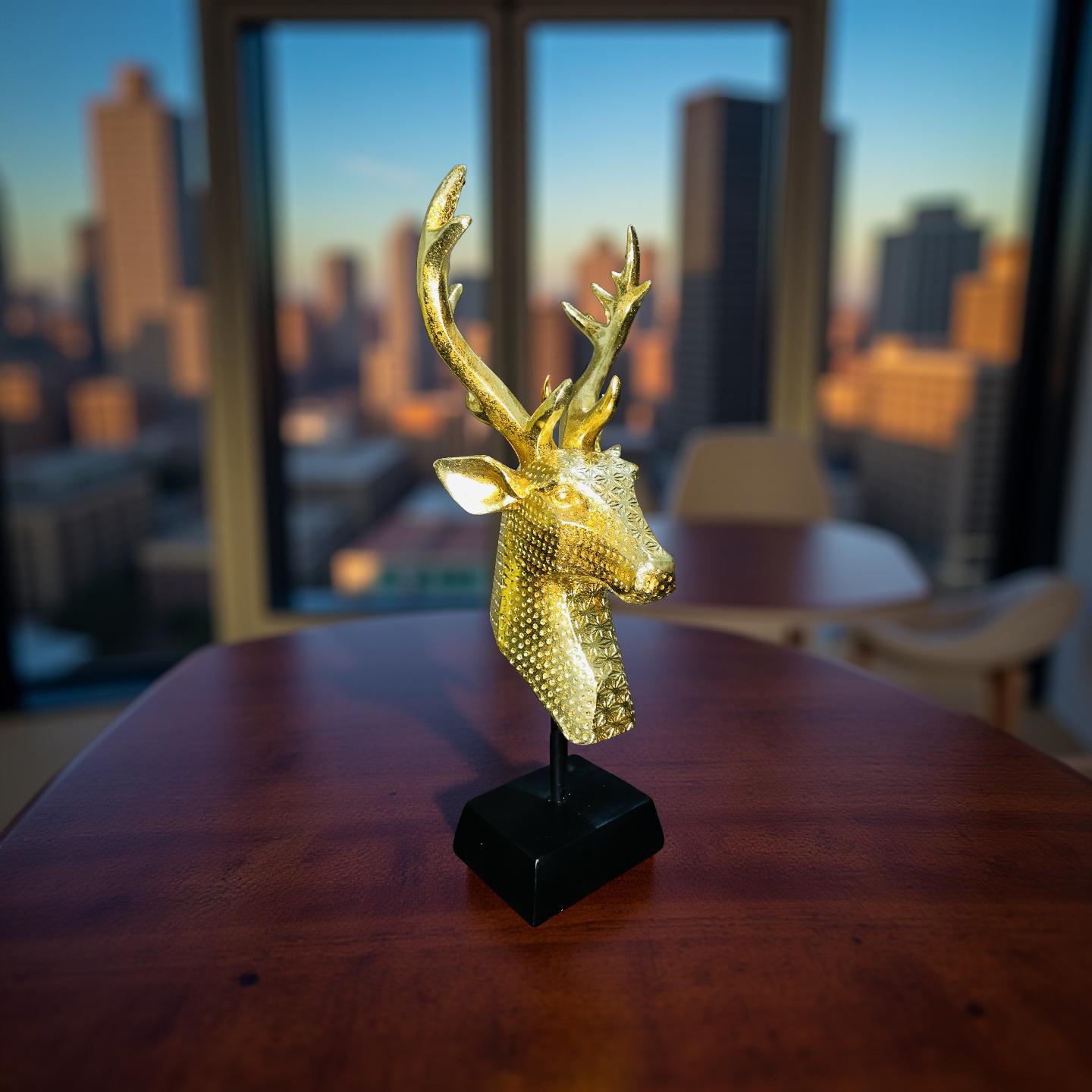 Golden Stag Resin Bust