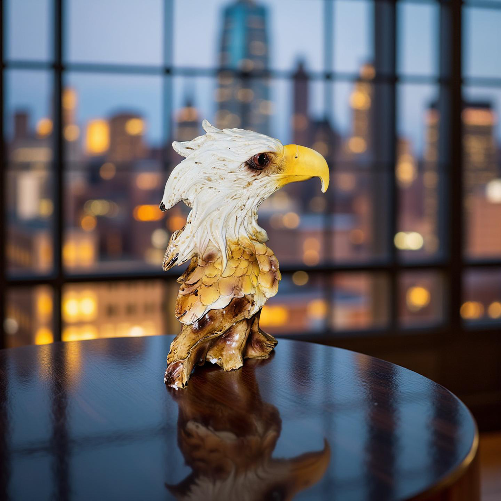 🦅 Majestic Eagle Resin Sculpture