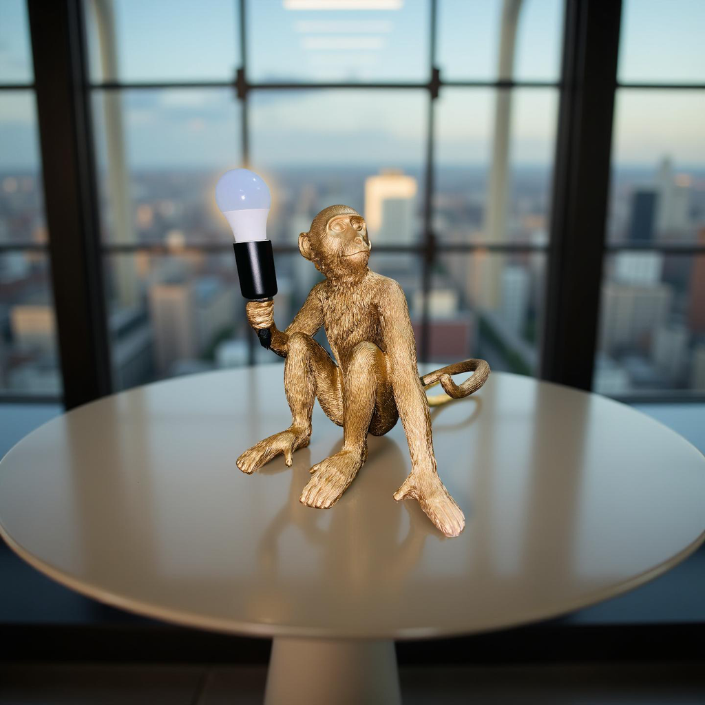 Golden Monkey Lamp