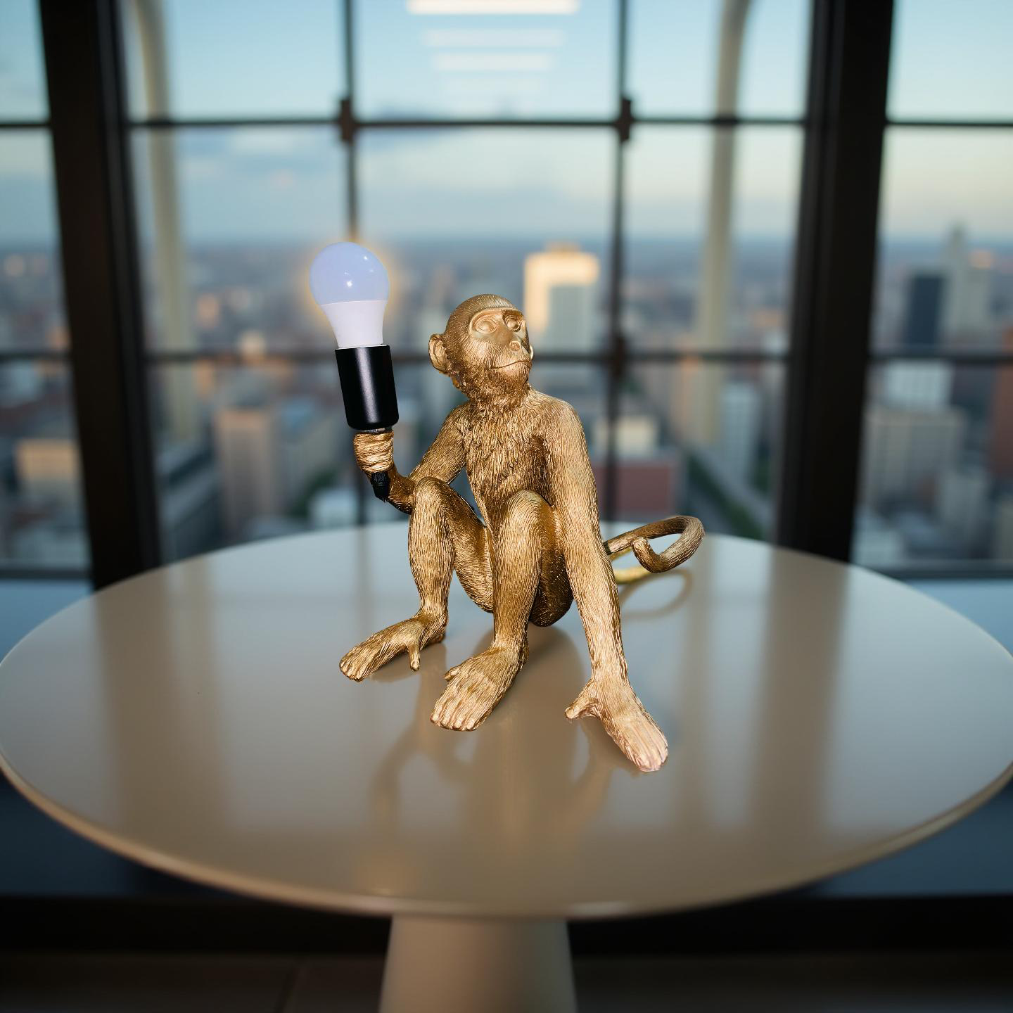 Golden Monkey Lamp