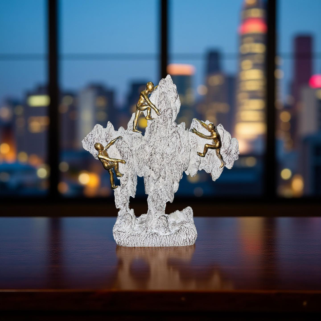 Golden Climbers on Rock