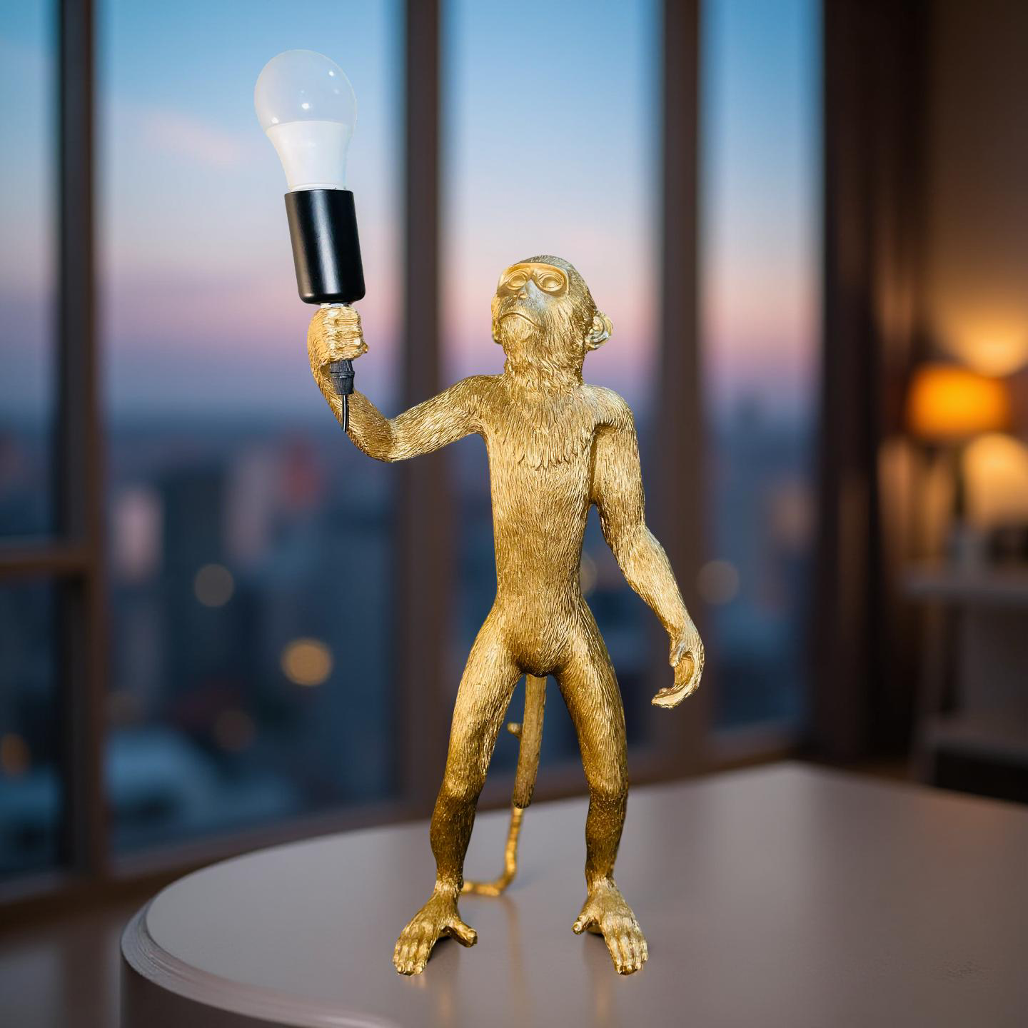 Golden Monkey Lamp – Standing Edition