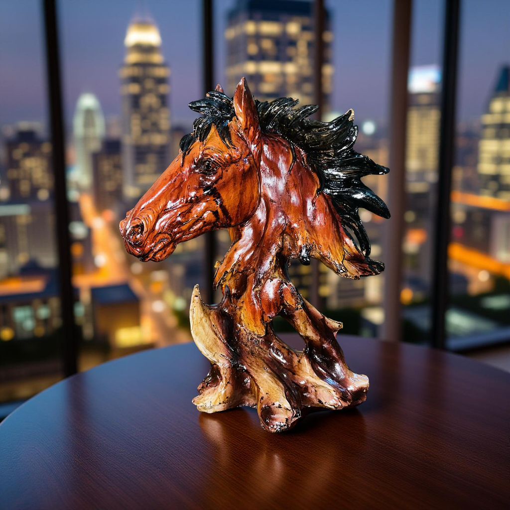Majestic Horse Head Sculpture 🐎✨