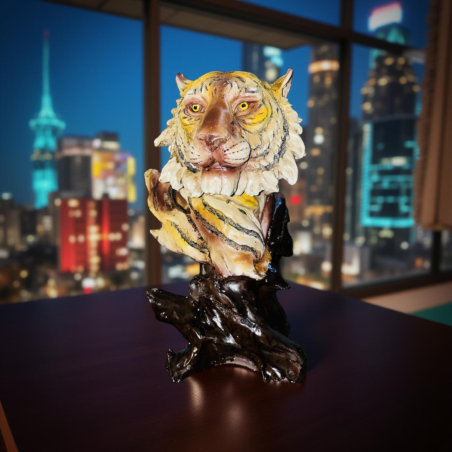 🐯 Majestic Tiger Bust Sculpture