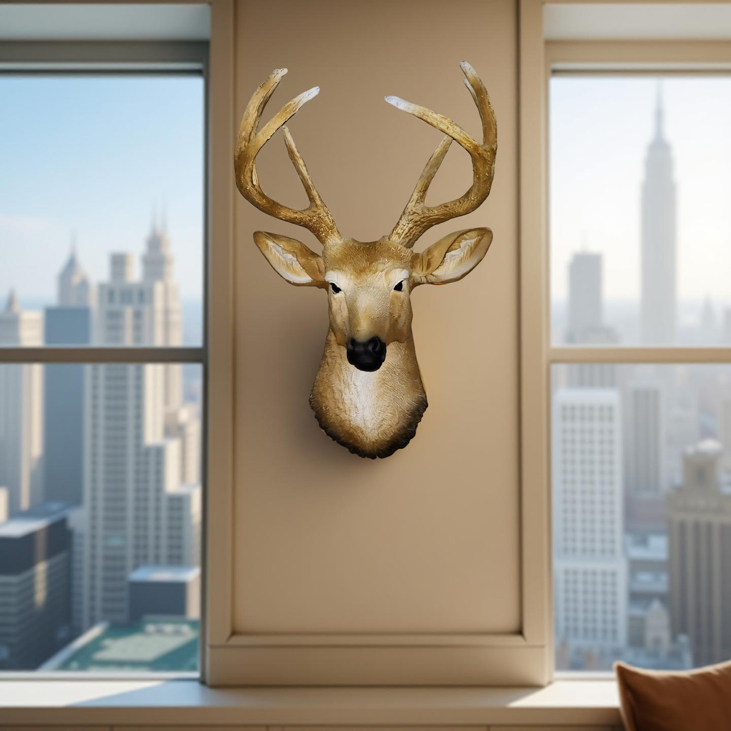 Majestic Stag Wall Sculpture