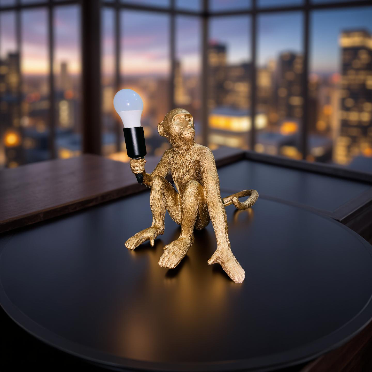 Golden Monkey Lamp