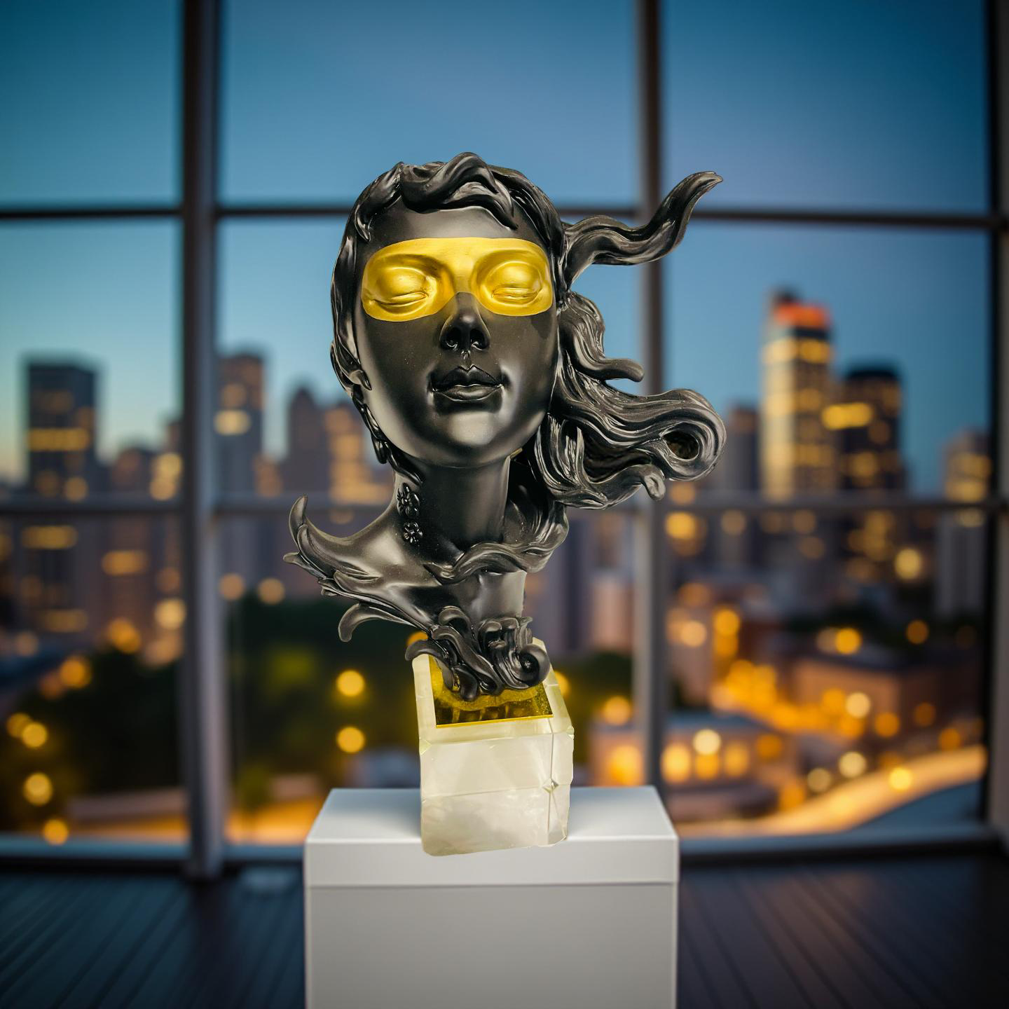 Serenity Woman Bust Sculpture