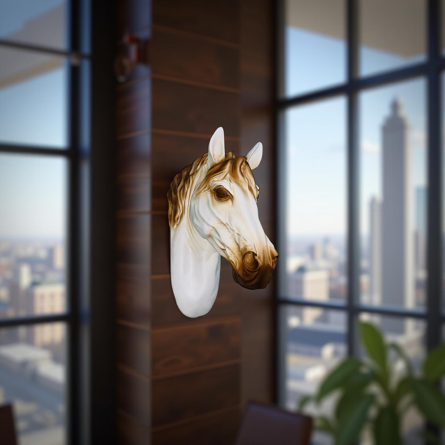 Majestic Steed – Wall Mounted Horse Head Sculpture