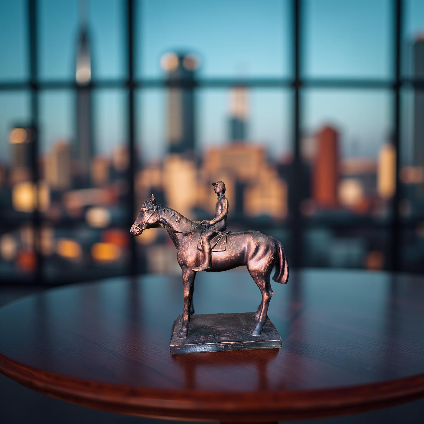 The Rider’s Pride – Resin Horse & Rider Sculpture